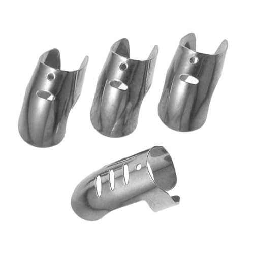 FUNNETOYU 1 Satz Pflanzlicher Handschutz Erwachsene Beschützer Cutter Fingerbetten Protektoren zum Schneiden Fingerschutz beim Schneiden Fingerschutz für die Küche Rostfreier Stahl Silber FUNNETOYU 1 Satz Pflanzlicher Handschutz Erwachsene Beschützer Cutter Fingerbetten Protektoren zum Schneiden Fingerschutz beim Schneiden Fingerschutz für die Küche Rostfreier Stahl Silber von FUNNETOYU