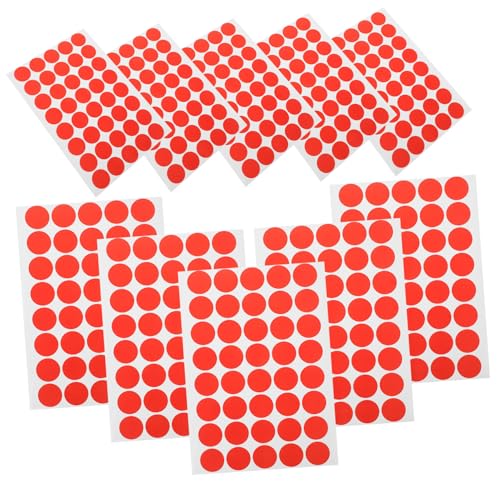 FUNNETOYU 10 Blatt Teiliges Bunte Selbstklebende Punktaufkleber Farbige Markierungspunkte zum Beschriften Kleine Vielseitige Sticker zur Klassifizierung und Organisation FUNNETOYU 10 Blatt Teiliges Bunte Selbstklebende Punktaufkleber Farbige Markierungspunkte zum Beschriften Kleine Vielseitige Sticker zur Klassifizierung und Organisation von FUNNETOYU
