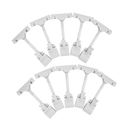 FUNNETOYU 10 Stück Anzeigenordner Stichworte Für Pop Schild Steht Karte Party Etikett Hängend Stand Clips Zeichencliphalter Werbeständer Weiß Pp FUNNETOYU 10 Stück Anzeigenordner Stichworte Für Pop Schild Steht Karte Party Etikett Hängend Stand Clips Zeichencliphalter Werbeständer Weiß Pp von FUNNETOYU