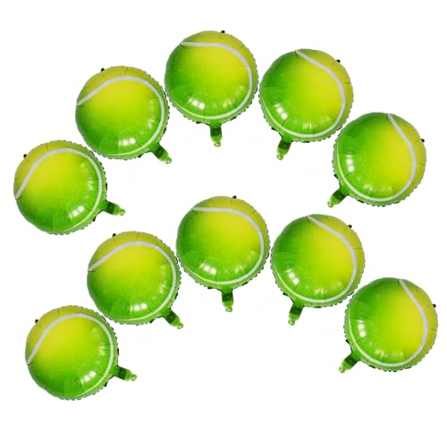 FUNNETOYU 10 Stück Aufblasbarer Tennisballon Geburtstag thematisiert Blau Sportliches Partyzubehör Tennis Thema Party Kuchenballons Luftballons Kuchendekoration Aluminiumfolie Green FUNNETOYU 10 Stück Aufblasbarer Tennisballon Geburtstag thematisiert Blau Sportliches Partyzubehör Tennis Thema Party Kuchenballons Luftballons Kuchendekoration Aluminiumfolie Green von FUNNETOYU