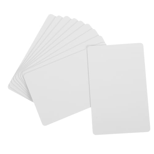 FUNNETOYU 10 Stück DIY Mitgliedskarten Kunststoff Blanko Etiketten Leere Visitenkarten für Shop Beschriftung Vielseitige PVC Karten für Identifikation und Preise FUNNETOYU 10 Stück DIY Mitgliedskarten Kunststoff Blanko Etiketten Leere Visitenkarten für Shop Beschriftung Vielseitige PVC Karten für Identifikation und Preise von FUNNETOYU
