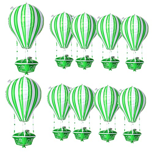 FUNNETOYU 10 Stück Heißluftballon Größer Metallisch Blau Alles Zum Geburtstag Ballon Luftballons Für Geburtstagsfeiern Und Party Mädchen Gänseblümchen Dekorationen Grün Aluminiumfolie FUNNETOYU 10 Stück Heißluftballon Größer Metallisch Blau Alles Zum Geburtstag Ballon Luftballons Für Geburtstagsfeiern Und Party Mädchen Gänseblümchen Dekorationen Grün Aluminiumfolie von FUNNETOYU