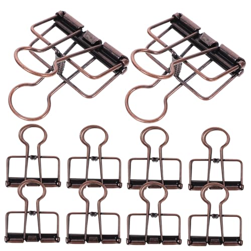 FUNNETOYU 10 Stück Hohlverdünnungsklemme Bindemittel extra große Büroklammer Binder Büroklammer Papierclips Zwischenablage mit sortiert Metallclip Bindeklammern Metall Büroklammern Legierung FUNNETOYU 10 Stück Hohlverdünnungsklemme Bindemittel extra große Büroklammer Binder Büroklammer Papierclips Zwischenablage mit sortiert Metallclip Bindeklammern Metall Büroklammern Legierung von FUNNETOYU
