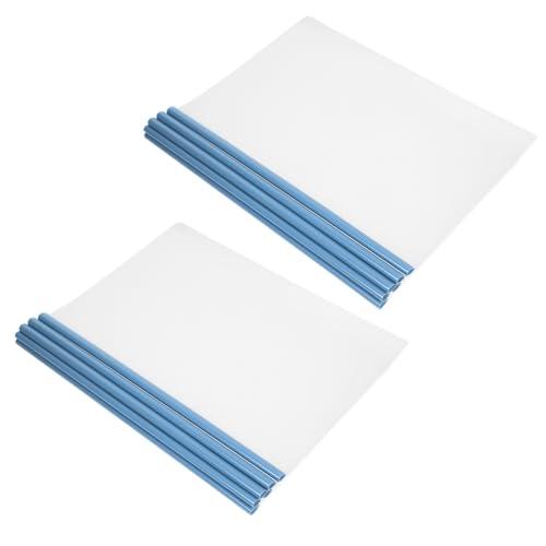 FUNNETOYU 10 Stück Ordnerbuch Cover Bericht Dokumentieren Unterlagen Clips Abdeckung Gleiten Büro Aktenordner Clip-ordner Dokumentenschutzhülle Gleitgriff Für Bindungsstangen Blau Plastik FUNNETOYU 10 Stück Ordnerbuch Cover Bericht Dokumentieren Unterlagen Clips Abdeckung Gleiten Büro Aktenordner Clip-ordner Dokumentenschutzhülle Gleitgriff Für Bindungsstangen Blau Plastik von FUNNETOYU