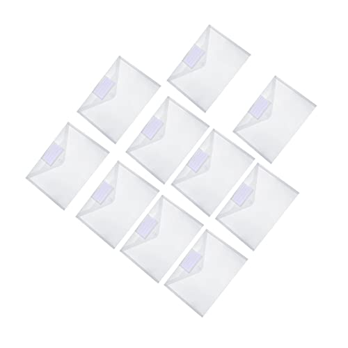FUNNETOYU 10 Stück Pack Transparente Dokumententaschen Wasserdichte Aufbewahrungstaschen für Prüfungsunterlagen Geschäftsbelege und Leicht und Tragbar für Büro und Zuhause FUNNETOYU 10 Stück Pack Transparente Dokumententaschen Wasserdichte Aufbewahrungstaschen für Prüfungsunterlagen Geschäftsbelege und Leicht und Tragbar für Büro und Zuhause von FUNNETOYU