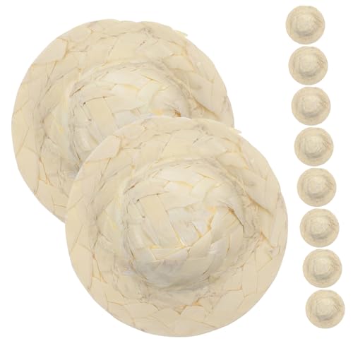 FUNNETOYU 10 Stück Puppenmütze Mini-cowboyhut Miniatur-puppenhauszubehör Kleine Puppenhüte Mini-Hut Kleine Bastelhüte Zubehör Für Babypuppen Partyhut Cowgirlhut Mini-hüte Stroh FUNNETOYU 10 Stück Puppenmütze Mini-cowboyhut Miniatur-puppenhauszubehör Kleine Puppenhüte Mini-Hut Kleine Bastelhüte Zubehör Für Babypuppen Partyhut Cowgirlhut Mini-hüte Stroh von FUNNETOYU