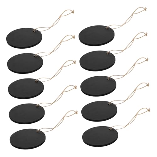 FUNNETOYU 10 Stück Runde Mini Zwei Seitige Kreidetafeln mit Juteseil Multifunktionale DIY Zubehör für Hochzeiten Partys Dekoration und Etikettierung FUNNETOYU 10 Stück Runde Mini Zwei Seitige Kreidetafeln mit Juteseil Multifunktionale DIY Zubehör für Hochzeiten Partys Dekoration und Etikettierung von FUNNETOYU