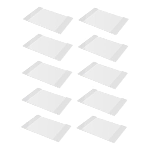 FUNNETOYU 10 Stück Teiliges Acryl Preisschild Halter Transparente Etikettenhalter für Regal und Ladenauslage Langlebig Stoßfest Selbstklebend Geeignet für Supermarkt Lager und FUNNETOYU 10 Stück Teiliges Acryl Preisschild Halter Transparente Etikettenhalter für Regal und Ladenauslage Langlebig Stoßfest Selbstklebend Geeignet für Supermarkt Lager und von FUNNETOYU