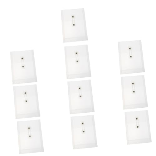 FUNNETOYU 10 Stück Teiliges Dokumententaschen Wasserdichte Transparente Mini Ordner mit Langlebigem Material Kompakte Schreibwaren Aufbewahrungstaschen für Büro Studium und Unterwegs FUNNETOYU 10 Stück Teiliges Dokumententaschen Wasserdichte Transparente Mini Ordner mit Langlebigem Material Kompakte Schreibwaren Aufbewahrungstaschen für Büro Studium und Unterwegs von FUNNETOYU