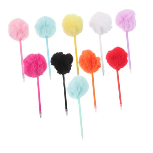 FUNNETOYU 10 Stück Teiliges Flauschige Kugelschreiber mit Bunten Pompons Kawaii Schreibstifte für Mädchen Glattes Kreative Schul und Bürobedarf Niedliche Geschenkidee FUNNETOYU 10 Stück Teiliges Flauschige Kugelschreiber mit Bunten Pompons Kawaii Schreibstifte für Mädchen Glattes Kreative Schul und Bürobedarf Niedliche Geschenkidee von FUNNETOYU