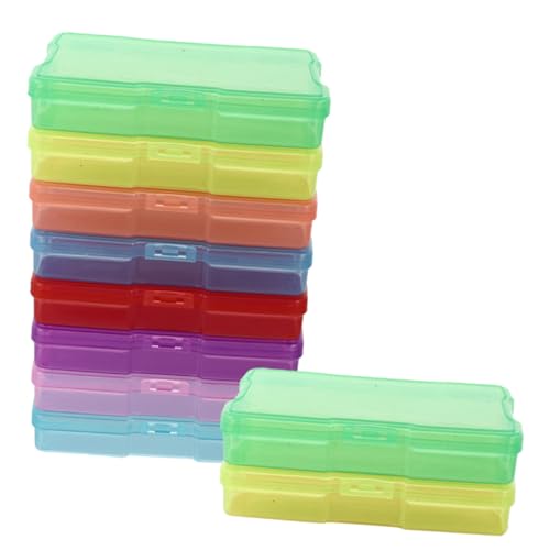 FUNNETOYU 10 Stück Teiliges Foto Aufbewahrungsboxen Mehrfarbige Transparente Kunststoff Organizer für Fotos Postkarten und Kleine Bastelmaterialien Kompakte Platzsparende Sortierboxen für FUNNETOYU 10 Stück Teiliges Foto Aufbewahrungsboxen Mehrfarbige Transparente Kunststoff Organizer für Fotos Postkarten und Kleine Bastelmaterialien Kompakte Platzsparende Sortierboxen für von FUNNETOYU