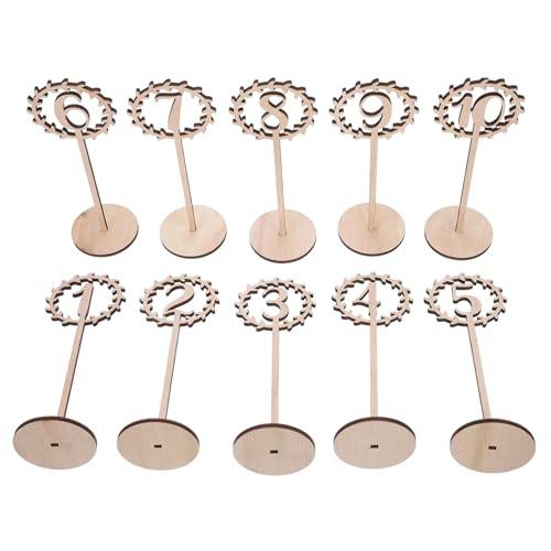 FUNNETOYU 10 Stück Teiliges Holz Tischnummern Rustikale Hochzeit Tischdekoration Wiederverwendbare Zahlen Schilder für Bankett Party DIY Deko Kompakt und Vielseitig Einsetzbar FUNNETOYU 10 Stück Teiliges Holz Tischnummern Rustikale Hochzeit Tischdekoration Wiederverwendbare Zahlen Schilder für Bankett Party DIY Deko Kompakt und Vielseitig Einsetzbar von FUNNETOYU