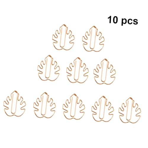 FUNNETOYU 10 Stück Teiliges Kreative Papierklammern in Schildkrötenblatt Form aus Robustem Metall Multifunktionale Büroklammern und Lesezeichen Praktisches Zubehör für Notizen und Fotos FUNNETOYU 10 Stück Teiliges Kreative Papierklammern in Schildkrötenblatt Form aus Robustem Metall Multifunktionale Büroklammern und Lesezeichen Praktisches Zubehör für Notizen und Fotos von FUNNETOYU