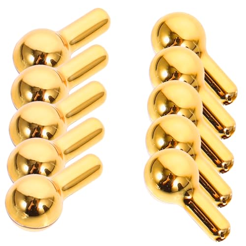 FUNNETOYU 10 Stück Teiliges Miniatur Schrankgriffe Goldfarben Realistische Puppenhaus Möbelknöpfe DIY Mini Schubladenknöpfe für Puppenhaus Vielseitige Dekoration für Puppenhausmöbel FUNNETOYU 10 Stück Teiliges Miniatur Schrankgriffe Goldfarben Realistische Puppenhaus Möbelknöpfe DIY Mini Schubladenknöpfe für Puppenhaus Vielseitige Dekoration für Puppenhausmöbel von FUNNETOYU