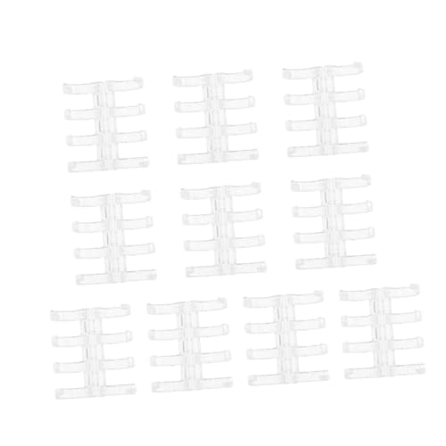 FUNNETOYU 10 Stück Teiliges Transparente Segmentierte Vier loch ordnerclips Abnehmbare Bindestreifen für Lose Flexibles DIY bindesystem für Schule Büro und Studentenbedarf FUNNETOYU 10 Stück Teiliges Transparente Segmentierte Vier loch ordnerclips Abnehmbare Bindestreifen für Lose Flexibles DIY bindesystem für Schule Büro und Studentenbedarf von FUNNETOYU