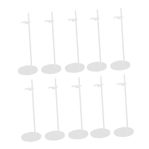 FUNNETOYU 10 Stück Teiliges Transparentes Puppenständer mit Breiter Basis Stabiler Halterung für Puppenmodelle für Schaufenster Tisch Regalpräsentation Einfaches Aufstellen und FUNNETOYU 10 Stück Teiliges Transparentes Puppenständer mit Breiter Basis Stabiler Halterung für Puppenmodelle für Schaufenster Tisch Regalpräsentation Einfaches Aufstellen und von FUNNETOYU