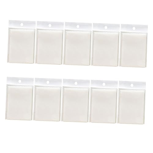FUNNETOYU 10 Stück Teiliges Wasserdichter Transparenter Haftnotizen Selbstklebende Kleine Memo Pads für Schule und Büro Glattes Schreiben Praktische Haftstreifen Vielseitig Einsetzbar von FUNNETOYU