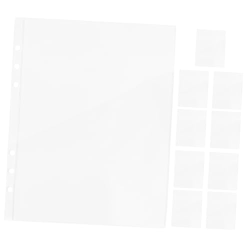 FUNNETOYU 10 Stück Transparent PVC Aufbewahrungstaschen Nachfüllbare Organizer für Dokumente Quittungen Karten und Notizen für Reisen und Bürobedarf von FUNNETOYU
