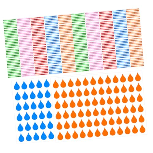 FUNNETOYU 100 Blatt Beschreibbare Index-tab-aufkleber Bunte Tropfenform Notizaufkleber aus Robustem Kupferdruckpapier für DIY Planer Dekoration Journal Scrapbook Organizer FUNNETOYU 100 Blatt Beschreibbare Index-tab-aufkleber Bunte Tropfenform Notizaufkleber aus Robustem Kupferdruckpapier für DIY Planer Dekoration Journal Scrapbook Organizer von FUNNETOYU