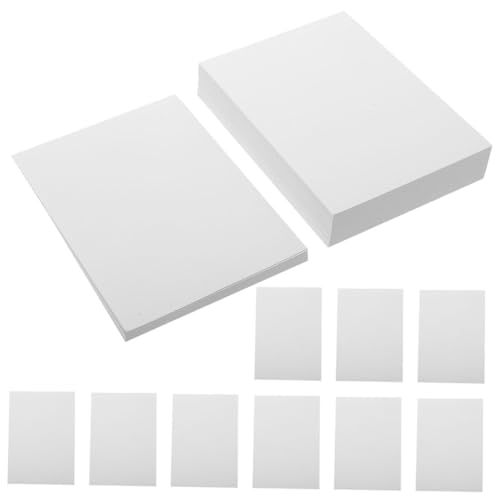FUNNETOYU 100 Blatt Fotopapier Leer Fotodruckpapier Farbiges Papier Schmucklos Papier in Fotoqualität Hochzeit Einladung Fotografisch Poster Papier Glänzend Bildpapier Hochglanzpapier Weiß von FUNNETOYU