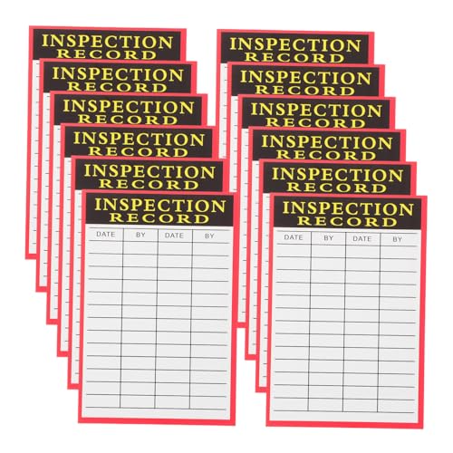 FUNNETOYU 100 Blatt Karteikarte Papier Schilder Für Feuerlöscher-inspektionsprotokolle Inspektionstags Tag Der Inspektionsaufzeichnungen Weiß FUNNETOYU 100 Blatt Karteikarte Papier Schilder Für Feuerlöscher-inspektionsprotokolle Inspektionstags Tag Der Inspektionsaufzeichnungen Weiß von FUNNETOYU
