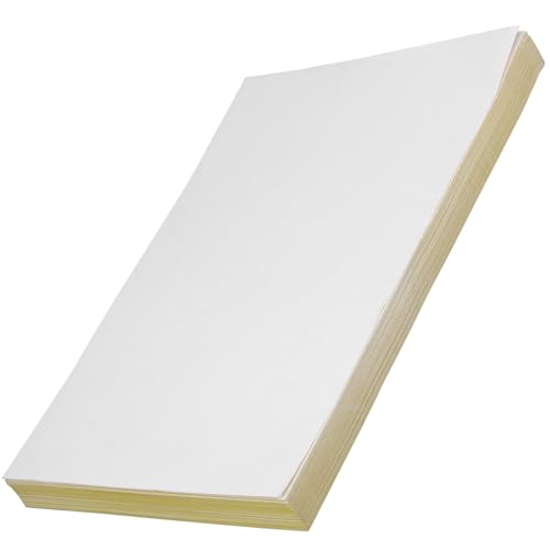 FUNNETOYU 100 Blatt Matte Stickerpapier Selbstklebend Großformat Aufkleberpapier Für Tintenstrahldrucker Bedruckbar DIY Etikettendruck Kompatibel Mit Inkjet Druckern FUNNETOYU 100 Blatt Matte Stickerpapier Selbstklebend Großformat Aufkleberpapier Für Tintenstrahldrucker Bedruckbar DIY Etikettendruck Kompatibel Mit Inkjet Druckern von FUNNETOYU