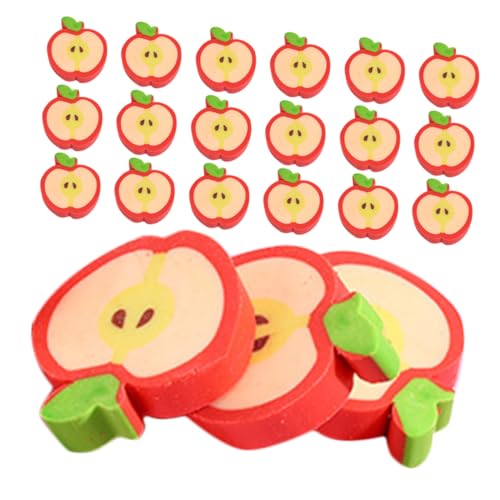 FUNNETOYU 100 Stück Apple Styling Eraser Kindergäuer Karikatur winzig Apfel Cartoon-Mini-Radiergummis Cartoon -Radiergummi Obstgummi Eraser im Klassenzimmer Radiergummi für tpr FUNNETOYU 100 Stück Apple Styling Eraser Kindergäuer Karikatur winzig Apfel Cartoon-Mini-Radiergummis Cartoon -Radiergummi Obstgummi Eraser im Klassenzimmer Radiergummi für tpr von FUNNETOYU