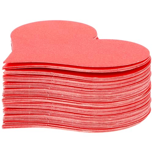 FUNNETOYU 100 Stück Herzform Karten Blanko Valentinstagskarten für Kreative Diy Dekorationen Geschenkkarten für Partys und Persönliche Botschaften FUNNETOYU 100 Stück Herzform Karten Blanko Valentinstagskarten für Kreative Diy Dekorationen Geschenkkarten für Partys und Persönliche Botschaften von FUNNETOYU