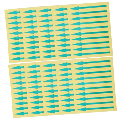 FUNNETOYU 100 Stück Pfeilaufkleber Reflexfolie Instrumententafel Aufkleber Richtungspfeile Markierungssticker Abziehbar für Druckmessgerät Panel FUNNETOYU 100 Stück Pfeilaufkleber Reflexfolie Instrumententafel Aufkleber Richtungspfeile Markierungssticker Abziehbar für Druckmessgerät Panel von FUNNETOYU