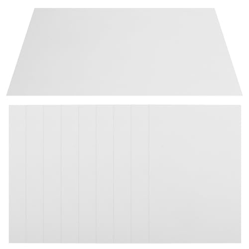 FUNNETOYU 100Stücke Weißer Karton Quadratische DIY Karten für Einladungen und Scrapbooking Leere Karten für Kreative Papierbasteleien für Grußkarten und Visitenkarten von FUNNETOYU