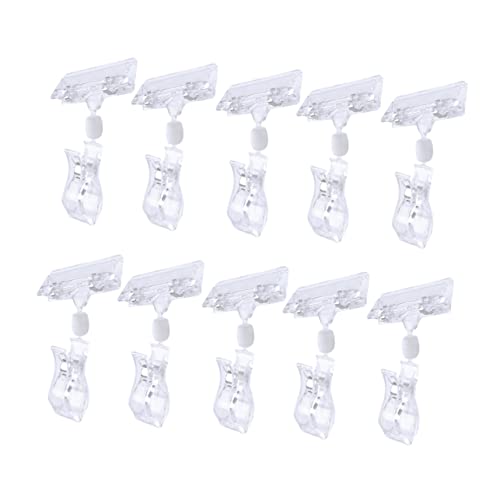 FUNNETOYU 10Stücke Förmiger Etikettenclip Transparente Preisschildhalter für Regale für Supermärkte und Einzelhandel Langlebig und Einfach zu Verwenden FUNNETOYU 10Stücke Förmiger Etikettenclip Transparente Preisschildhalter für Regale für Supermärkte und Einzelhandel Langlebig und Einfach zu Verwenden von FUNNETOYU