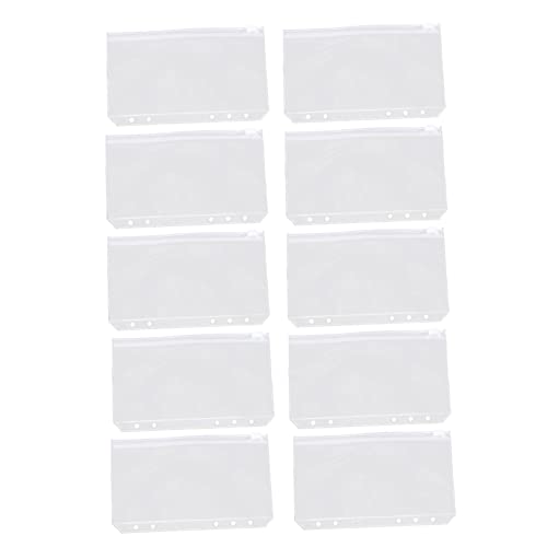 FUNNETOYU 10Stücke PVC Reißverschluss Binder für Visitenkarten Notizen und Quittungen Wasserdichte Aufbewahrungstaschen mit Design für Büro FUNNETOYU 10Stücke PVC Reißverschluss Binder für Visitenkarten Notizen und Quittungen Wasserdichte Aufbewahrungstaschen mit Design für Büro von FUNNETOYU