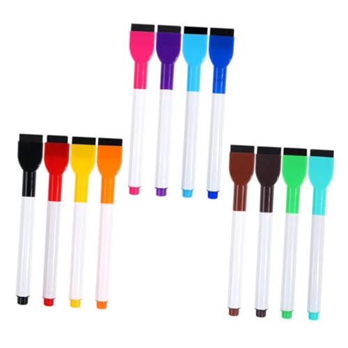 FUNNETOYU 12 Stück Farbiger Whiteboard-stift Stifte Bunt Farbe Handschriftlich Student Vielfalt Whiteboard-marker Trockener Löschstift Erwachsene Regenbogen Tipp Markierungen Weiß Filzbürste FUNNETOYU 12 Stück Farbiger Whiteboard-stift Stifte Bunt Farbe Handschriftlich Student Vielfalt Whiteboard-marker Trockener Löschstift Erwachsene Regenbogen Tipp Markierungen Weiß Filzbürste von FUNNETOYU
