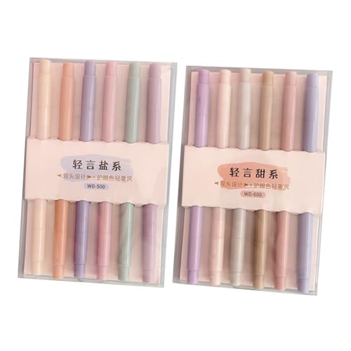 FUNNETOYU 12 Stück Fluoreszierende Marker Pastell Highlighter Stifte für Schule und Haushalt für Notizen Dokumentenmarkierung und Kreative Projekte FUNNETOYU 12 Stück Fluoreszierende Marker Pastell Highlighter Stifte für Schule und Haushalt für Notizen Dokumentenmarkierung und Kreative Projekte von FUNNETOYU