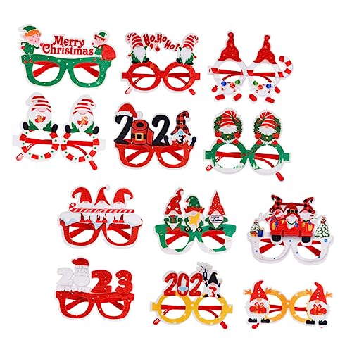 FUNNETOYU 12 Stück Party-Brillen-Requisiten kinderferngläser weihnachtsmotiv Weihnachtsfeierbrille Requisiten für Weihnachtsfotos Weihnachtsbrillenrahmen Brille für die Weihnachtsfeier FUNNETOYU 12 Stück Party-Brillen-Requisiten kinderferngläser weihnachtsmotiv Weihnachtsfeierbrille Requisiten für Weihnachtsfotos Weihnachtsbrillenrahmen Brille für die Weihnachtsfeier von FUNNETOYU