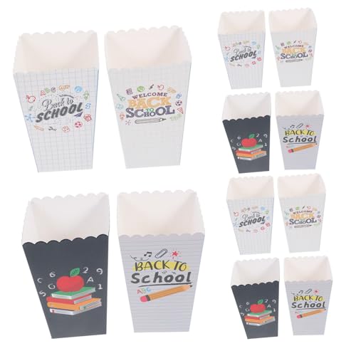 FUNNETOYU 12 Stück Popcorn Boxen für Schulanfang Bunte Kinderfreundliche Snackbehälter für Klassenzimmerpartys Vielseitige Deko und Geschenkboxen Fröhlichen Cartoon Motiven FUNNETOYU 12 Stück Popcorn Boxen für Schulanfang Bunte Kinderfreundliche Snackbehälter für Klassenzimmerpartys Vielseitige Deko und Geschenkboxen Fröhlichen Cartoon Motiven von FUNNETOYU
