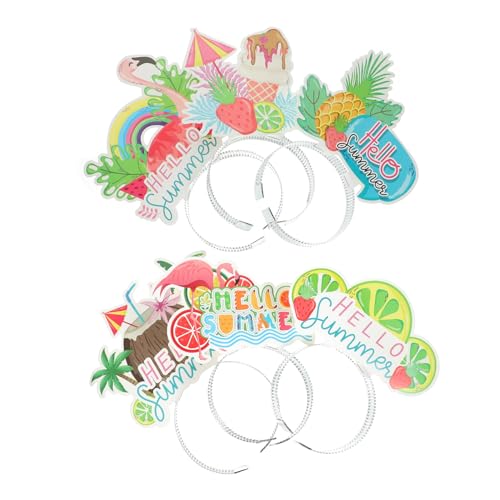 FUNNETOYU 12 Stück Teiliges Hawaii Haarband Leichtes Sicheres Partyhaarschmuck Tropischer Flamingo-stil für Sommerfest Mottoparty Luau Beach Party Kreatives Geschenk für Mädchen und Freunde FUNNETOYU 12 Stück Teiliges Hawaii Haarband Leichtes Sicheres Partyhaarschmuck Tropischer Flamingo-stil für Sommerfest Mottoparty Luau Beach Party Kreatives Geschenk für Mädchen und Freunde von FUNNETOYU