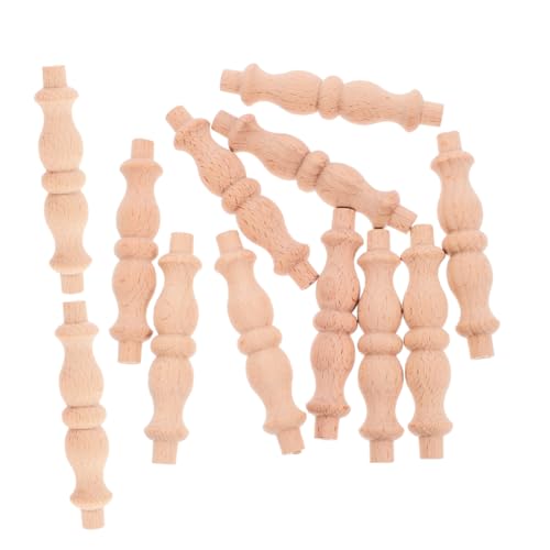 FUNNETOYU 12 Stück Teiliges Holzspindeln Gourd Form Unbehandelte Holzbaluster für Möbel Wein Cabinet Dekorative Holzsäulen mit Natürlicher Maserung für Geländer Treppenhaus Festliche Deko FUNNETOYU 12 Stück Teiliges Holzspindeln Gourd Form Unbehandelte Holzbaluster für Möbel Wein Cabinet Dekorative Holzsäulen mit Natürlicher Maserung für Geländer Treppenhaus Festliche Deko von FUNNETOYU
