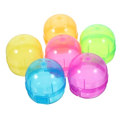 FUNNETOYU 12 Stück Teiliges Transparente Wiederbefüllbare Kunststoffkapseln Robuste Spielzeugbälle für Kaugummiautomat Vielseitig Befüllbar mit Süßigkeiten für Partys und Veranstaltungen FUNNETOYU 12 Stück Teiliges Transparente Wiederbefüllbare Kunststoffkapseln Robuste Spielzeugbälle für Kaugummiautomat Vielseitig Befüllbar mit Süßigkeiten für Partys und Veranstaltungen von FUNNETOYU