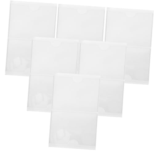 FUNNETOYU 12 Stück Teiliges Transparentes Selbstklebendes Kartenhüllen Robustem PVC Vielseitige Etiketten Visitenkartenhalter Selbsthaftende Schutzschalen zum Organisieren und Beschriften FUNNETOYU 12 Stück Teiliges Transparentes Selbstklebendes Kartenhüllen Robustem PVC Vielseitige Etiketten Visitenkartenhalter Selbsthaftende Schutzschalen zum Organisieren und Beschriften von FUNNETOYU