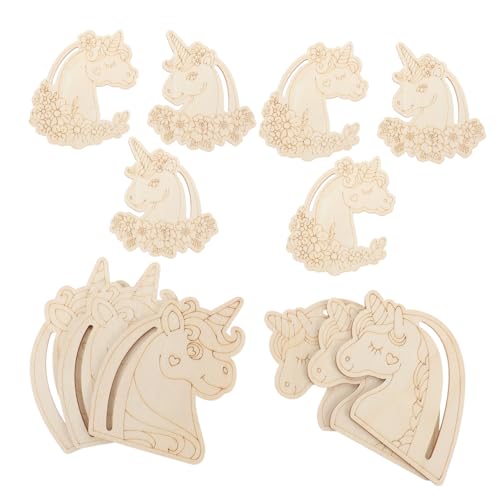 FUNNETOYU 12 Stück Teiliges Unbemalter Holz Einhorn Ausschnitte DIY Bastelbedarf für Personalisierte Dekoration Bemalbare Holzfiguren zum Bemalen und Aufhängen Vielseitig für Kreative FUNNETOYU 12 Stück Teiliges Unbemalter Holz Einhorn Ausschnitte DIY Bastelbedarf für Personalisierte Dekoration Bemalbare Holzfiguren zum Bemalen und Aufhängen Vielseitig für Kreative von FUNNETOYU
