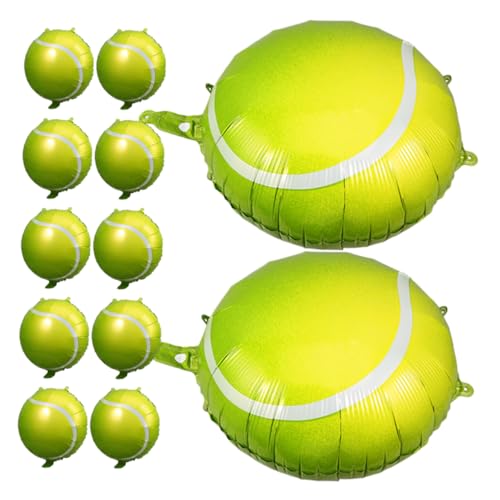 FUNNETOYU 12 Stück Tennisballon Gold Ö Tennisparty Folienballons Party groß luftballons Gefälligkeiten für Ballpartys Sportthema -Folienballon Party-Ballon-Anhänger Aluminiumfolie Grün FUNNETOYU 12 Stück Tennisballon Gold Ö Tennisparty Folienballons Party groß luftballons Gefälligkeiten für Ballpartys Sportthema -Folienballon Party-Ballon-Anhänger Aluminiumfolie Grün von FUNNETOYU