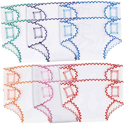 FUNNETOYU 12stücke Puppe Windeln Puppe Unterwäsche Für Zubehör Kleidung Spielzeug FUNNETOYU 12stücke Puppe Windeln Puppe Unterwäsche Für Zubehör Kleidung Spielzeug von FUNNETOYU