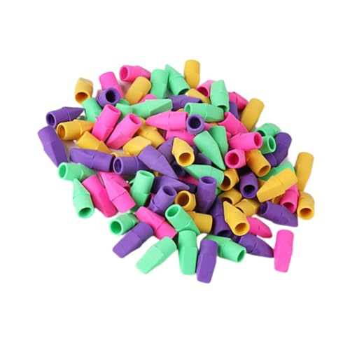 FUNNETOYU 130 Stück Teiliges Radiergummi Bunt für Schüler und Künstler Weiche Tpr material Radiergummis Passend für Standardbleistifte Praktische Schulsupplies als Kleine Geschenke von FUNNETOYU