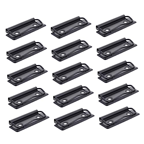 FUNNETOYU 15 Stück Teiliges Multifunktionale Klemmbretter Clips für Büro und Schule Metall Klemmen für Dokumente Menüs und Notizen für Organisation und Ordnung von FUNNETOYU