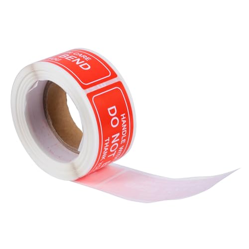 FUNNETOYU 150 Stück Warnaufkleber Handle With Care Do Not Bend Thank You Selbstklebend Zerbrechlich Versandetiketten für Kartons und Umzug Einfach Abziehbar FUNNETOYU 150 Stück Warnaufkleber Handle With Care Do Not Bend Thank You Selbstklebend Zerbrechlich Versandetiketten für Kartons und Umzug Einfach Abziehbar von FUNNETOYU