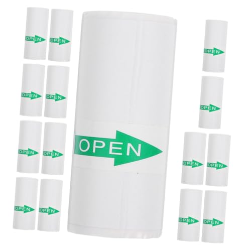 FUNNETOYU 15Stücke Mini Thermodrucker Stickerpapier Selbstklebende Etiketten für Adress und Namensschilder Versand und Briefumschläge von FUNNETOYU
