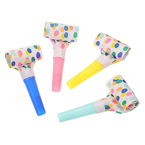 FUNNETOYU 16 Stück Teiliges Buntes Party Cheerleader Pfeifen Set Umweltfreundliche Tröten mit Lustigem Design Lebendige Farben für Silvester Geburtstage und Festliche Feierlichkeiten FUNNETOYU 16 Stück Teiliges Buntes Party Cheerleader Pfeifen Set Umweltfreundliche Tröten mit Lustigem Design Lebendige Farben für Silvester Geburtstage und Festliche Feierlichkeiten von FUNNETOYU