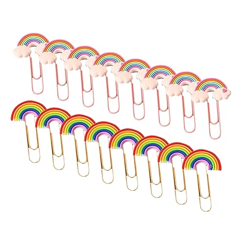 FUNNETOYU 16 Stück Teiliges Farbige Büroklammern aus PVC Multifunktionale Clips für Büro Schule und Kreative Projekte Langlebig und Praktisch für Dokumente und Notizen FUNNETOYU 16 Stück Teiliges Farbige Büroklammern aus PVC Multifunktionale Clips für Büro Schule und Kreative Projekte Langlebig und Praktisch für Dokumente und Notizen von FUNNETOYU