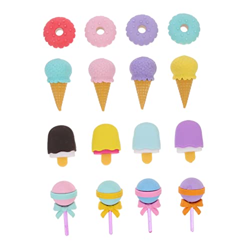 FUNNETOYU 16 Stück Teiliges Radiergummi für Niedlichen Dessert Motiven Bunte Bleistiftradierer für Schüler Schülergeschenke Praktische und Dekorative Schreibwaren für Schule und Büro FUNNETOYU 16 Stück Teiliges Radiergummi für Niedlichen Dessert Motiven Bunte Bleistiftradierer für Schüler Schülergeschenke Praktische und Dekorative Schreibwaren für Schule und Büro von FUNNETOYU